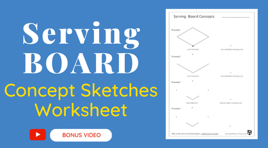 Design a Serving Board - Concept Sketches Worksheet